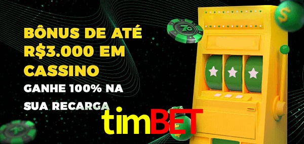 timbet melhor bônus de depósito