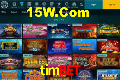 Interface do App timbet